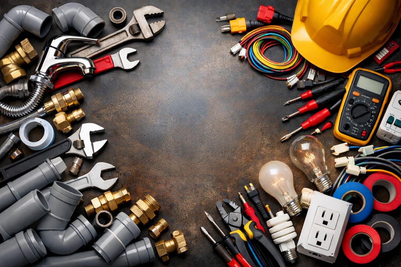 السباكة والكهرباء
